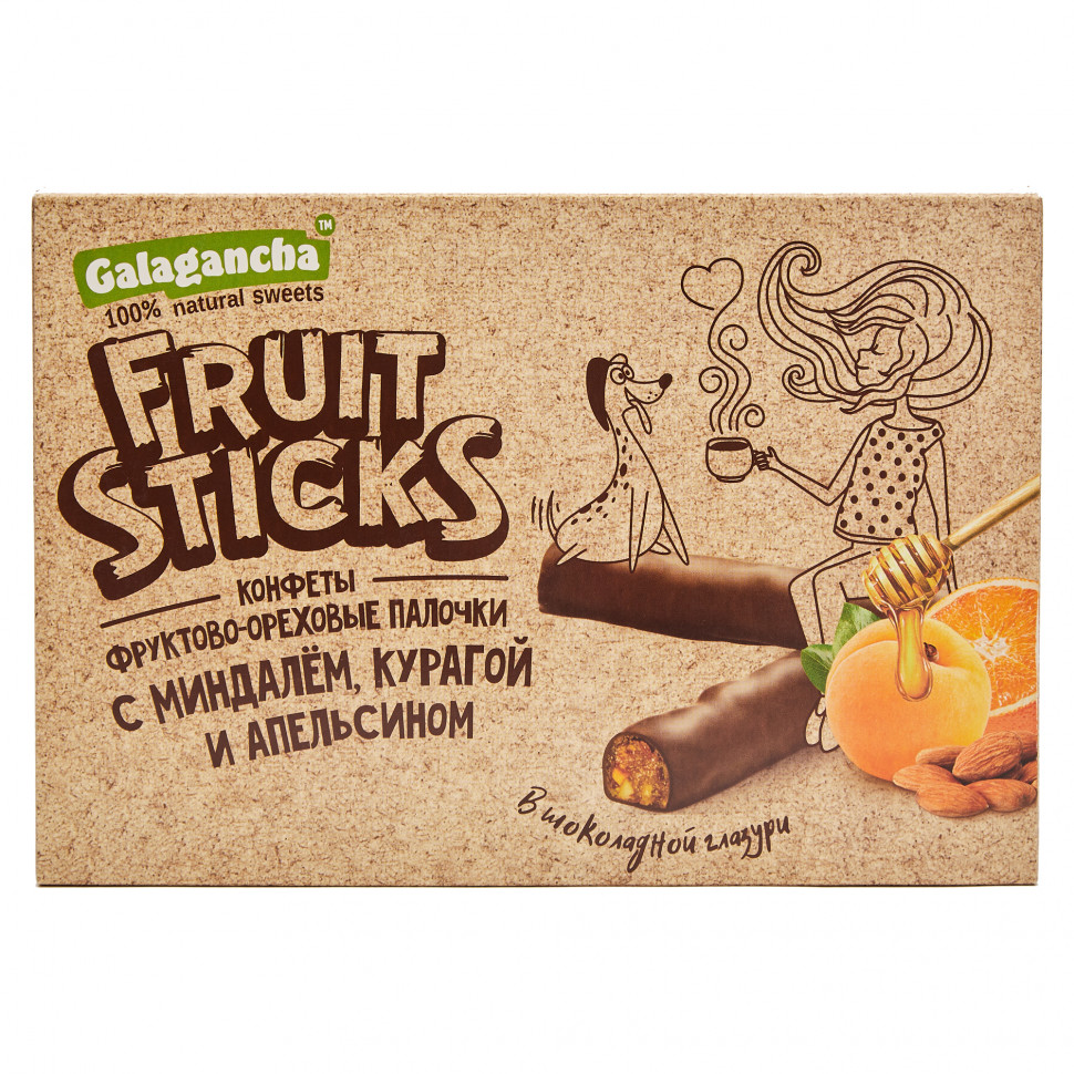  Берестов КРАФТ Fruit Stiсks с курагой и миндалем, 175г   в Кызыле